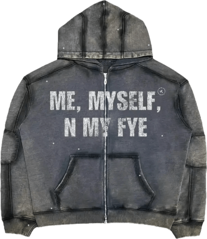 Kixks In Glock We Trust Me, Myself Zip Hoodie 