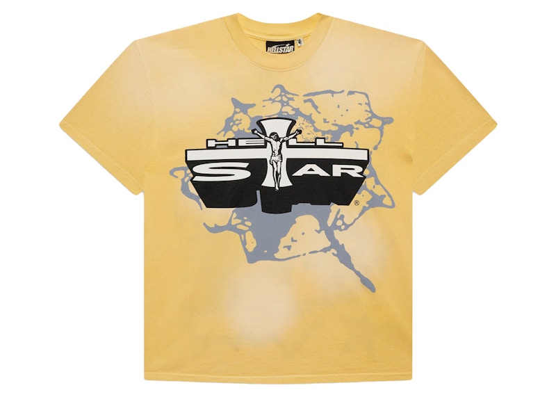 Hellstar Jesus T-Shirt Yellow