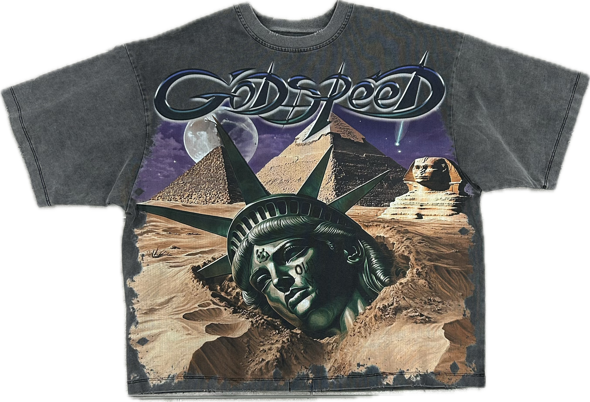 God Speed Pyramid Giza Tee