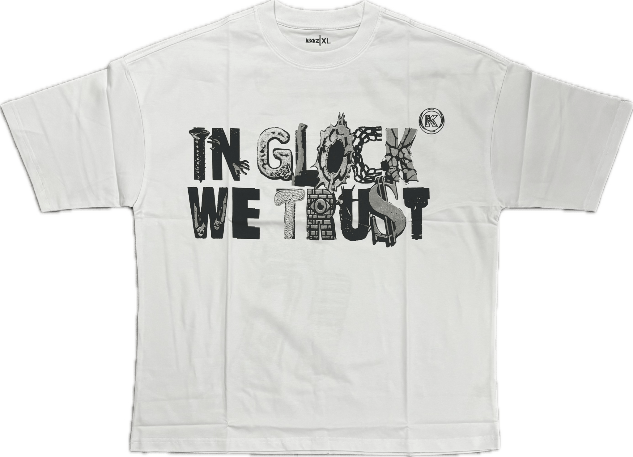 KIixks In Glock We Trust Tee White/Black 