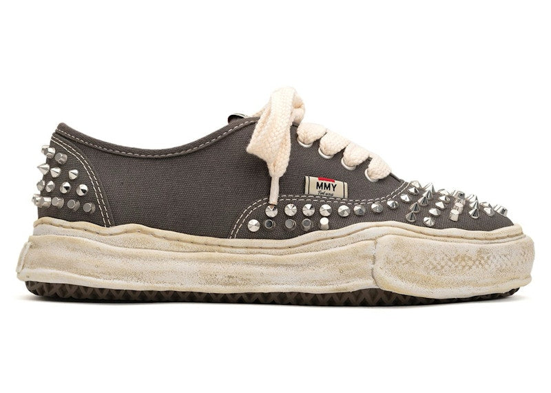 Maison Mihara Yasuhiro Baker OG Sole Studded Canvas Low Grey