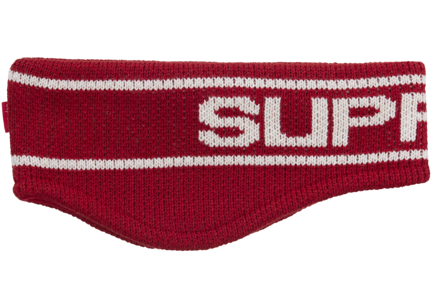 Supreme Contrast Logo Headband Red