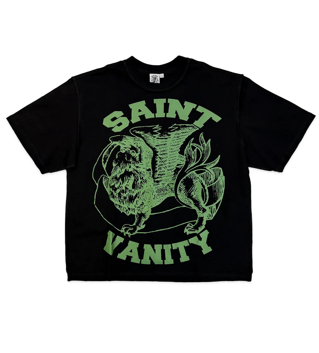 Saint Vanity Griffin Tee Black/Green
